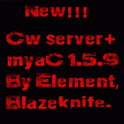 CW server + установленный myac 1.5.9.