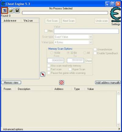 CheatEngine5.5 Speed hack +c